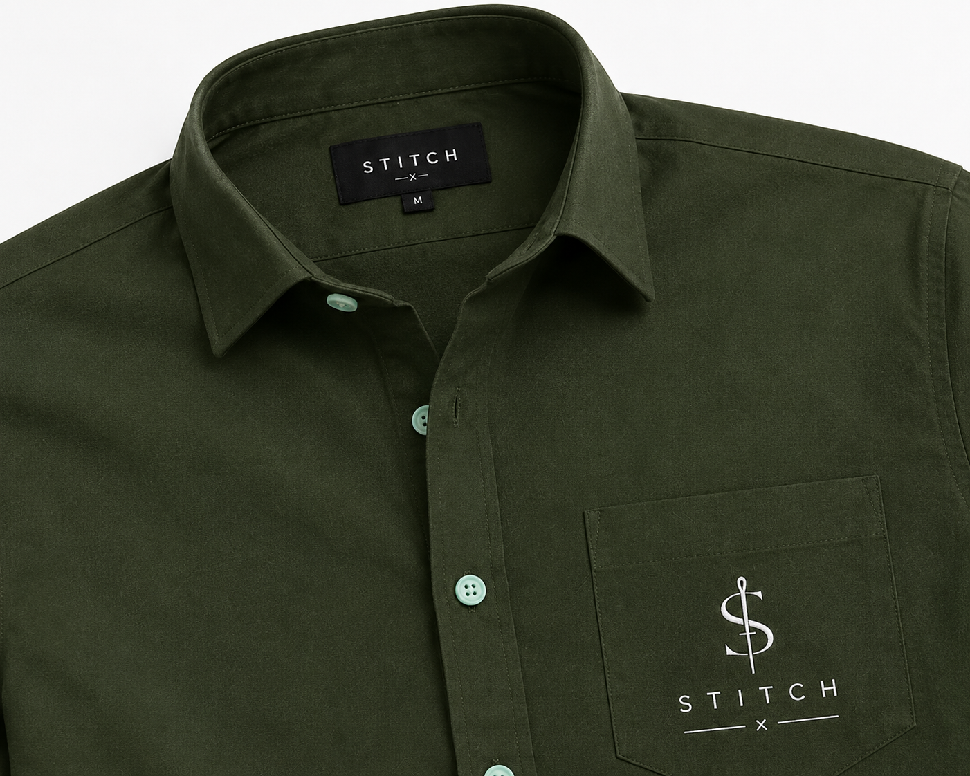 STITCH Olive Green Shirt