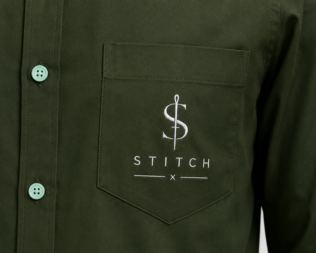 STITCH Olive Green Shirt