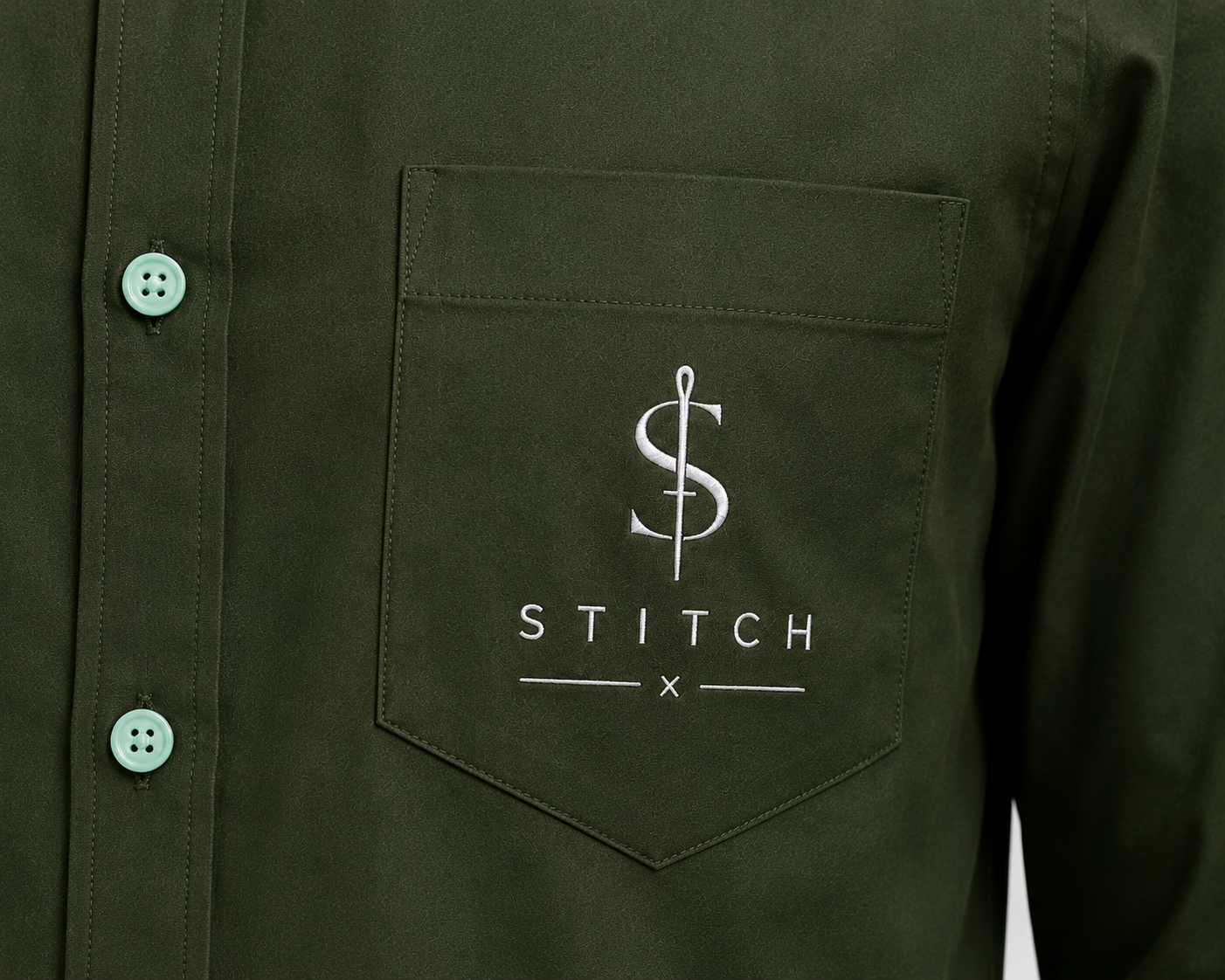 STITCH Olive Green Shirt