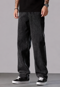 Dark Grey Straight Fit Jean